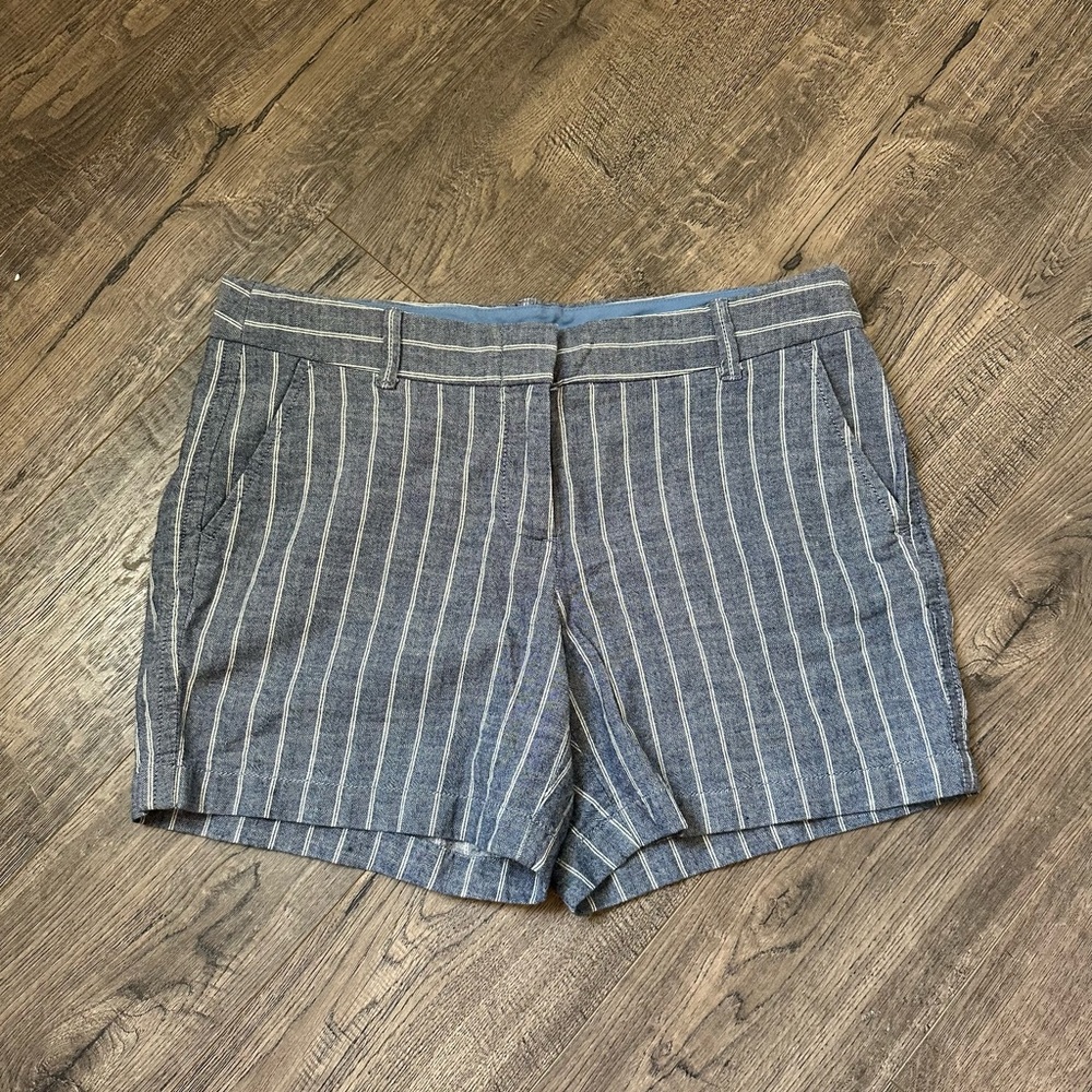 J Crew Striped Shorts Size 8